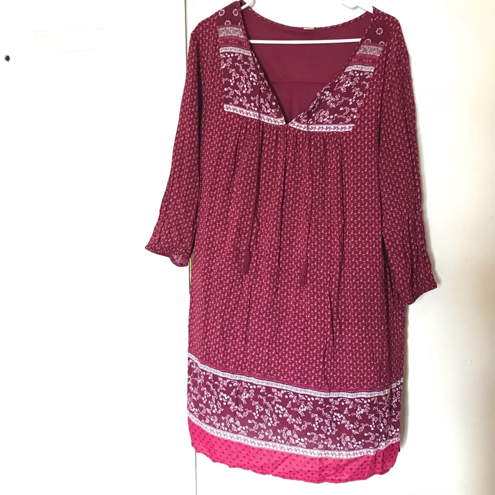 Old Navy Burgundy Tunic/Cover-up