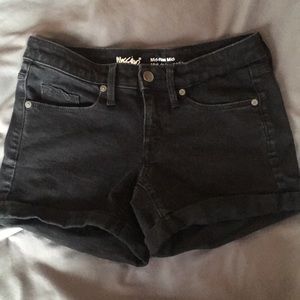 NWOT Black Denim shorts