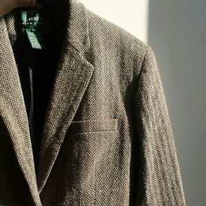||Ralph Lauren || Herringbone Blazer