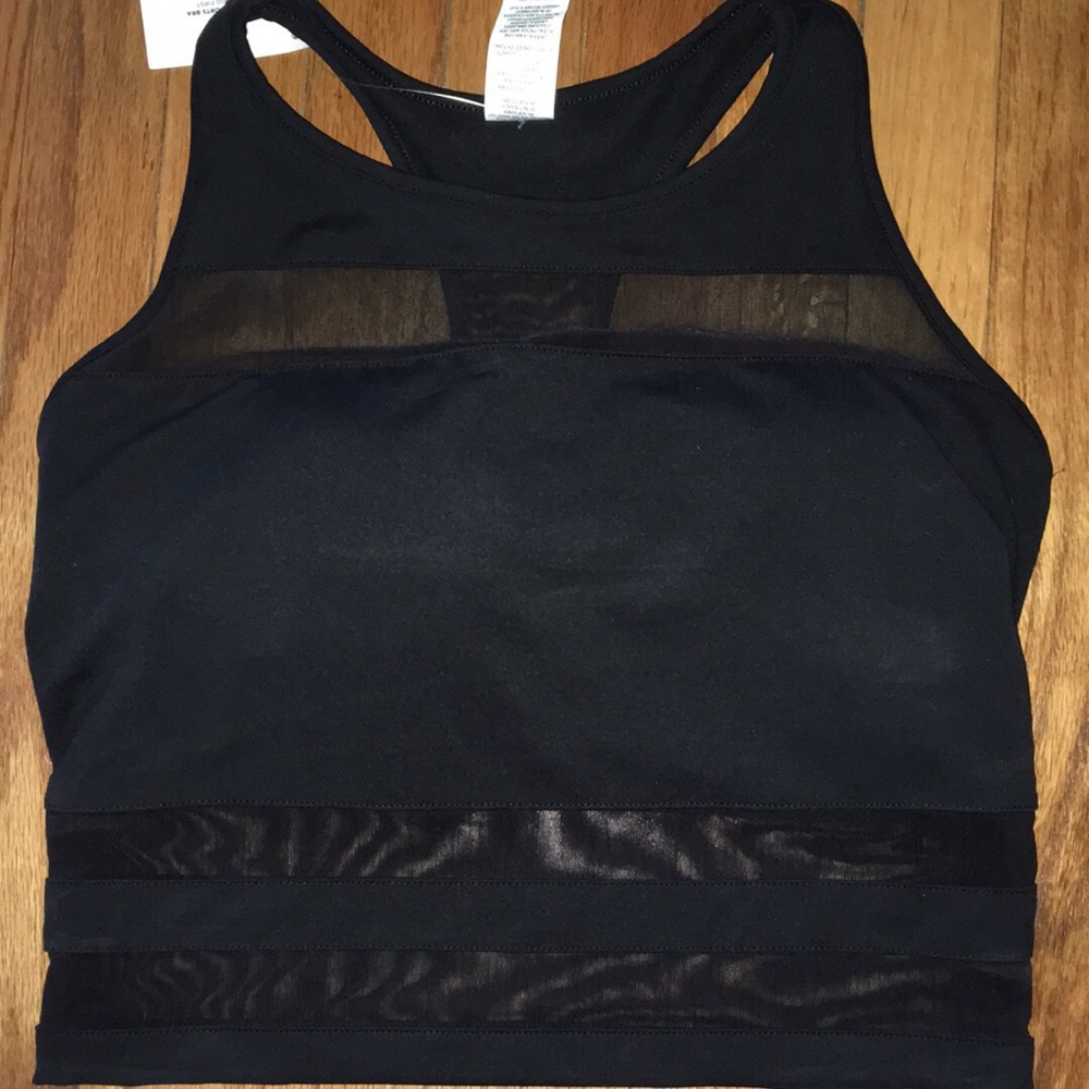 Black crop top from fabletics