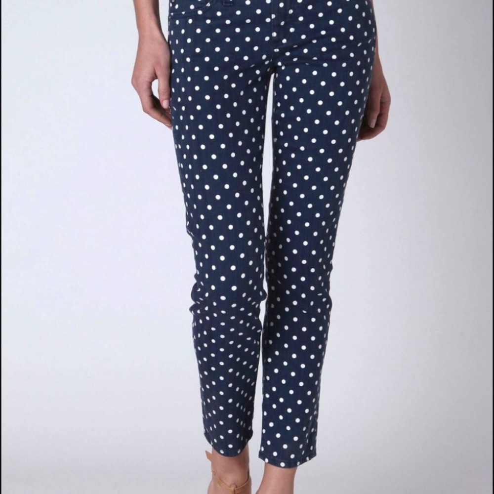 Anthropologie AG Stevie Ankle Polka Dot 26R