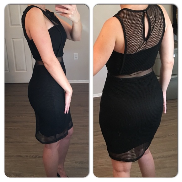 Gorgeous Black Mesh Dress - Picture 4 of 4