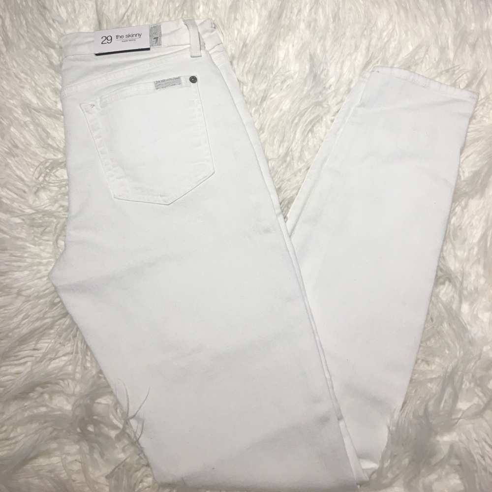 White 7 for all mankind the skinny