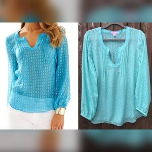 Lilly Pulitzer Colby Top, Large.
