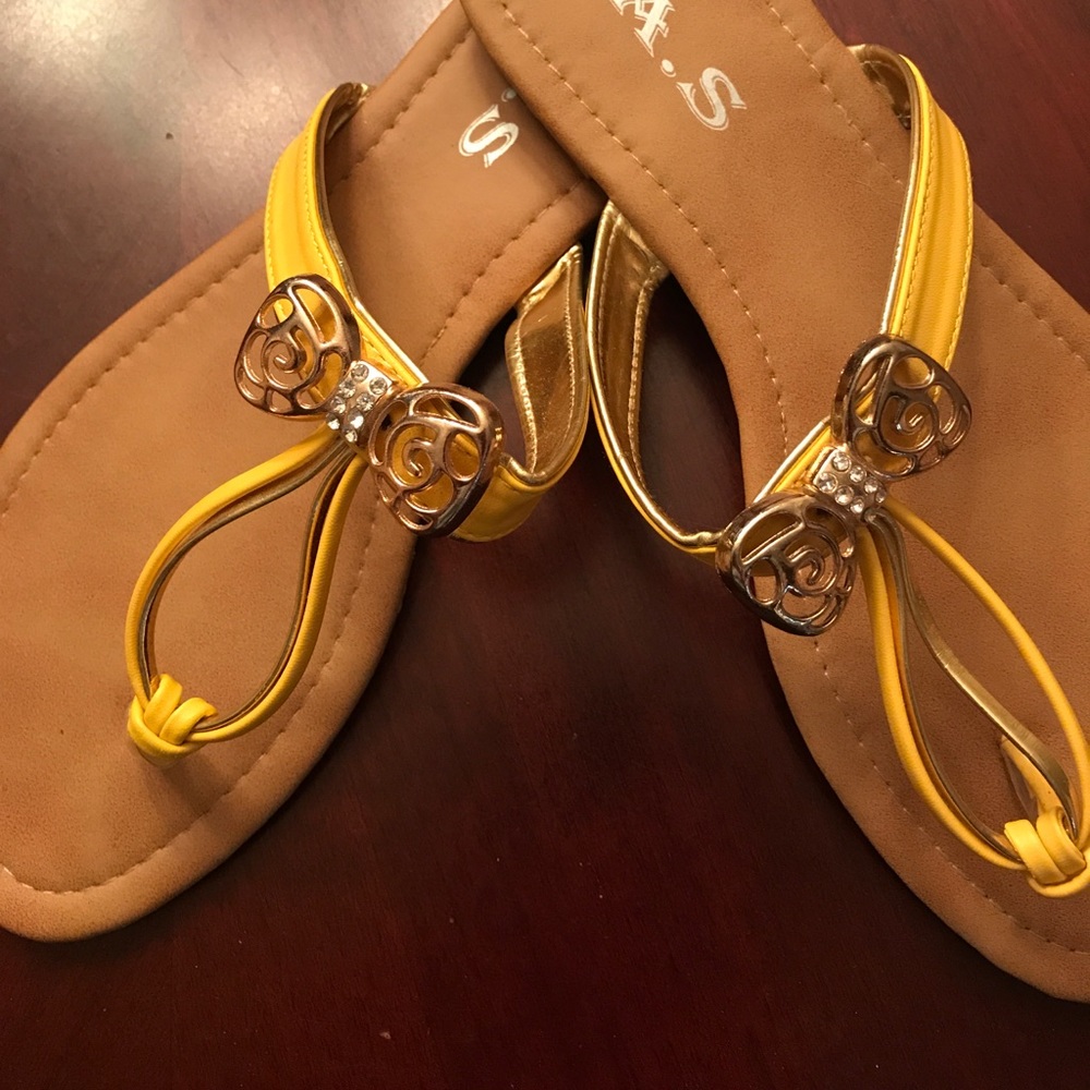 Yellow sandal