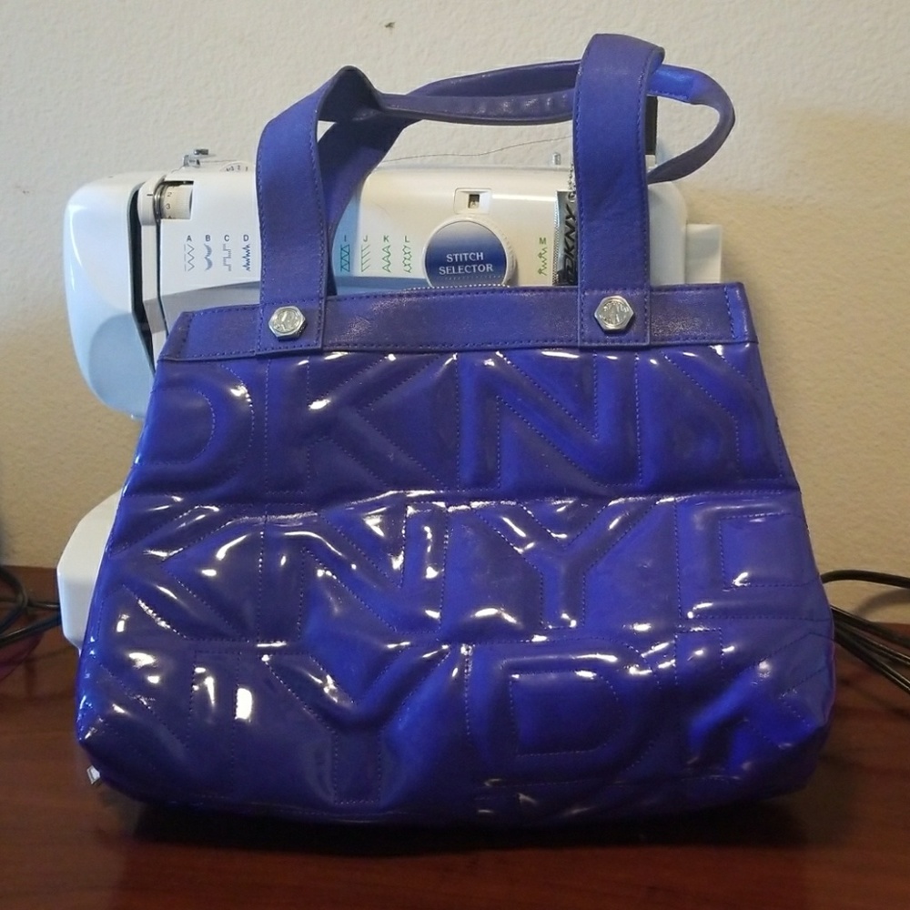 DKNY purse in electric blue