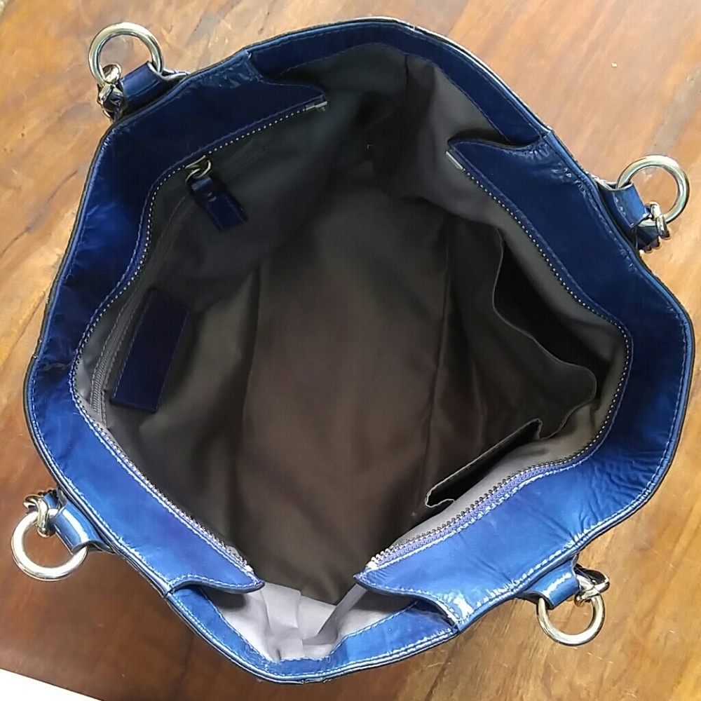 Coach Patent Leather Shoulder Bag - Picture 6 of 8