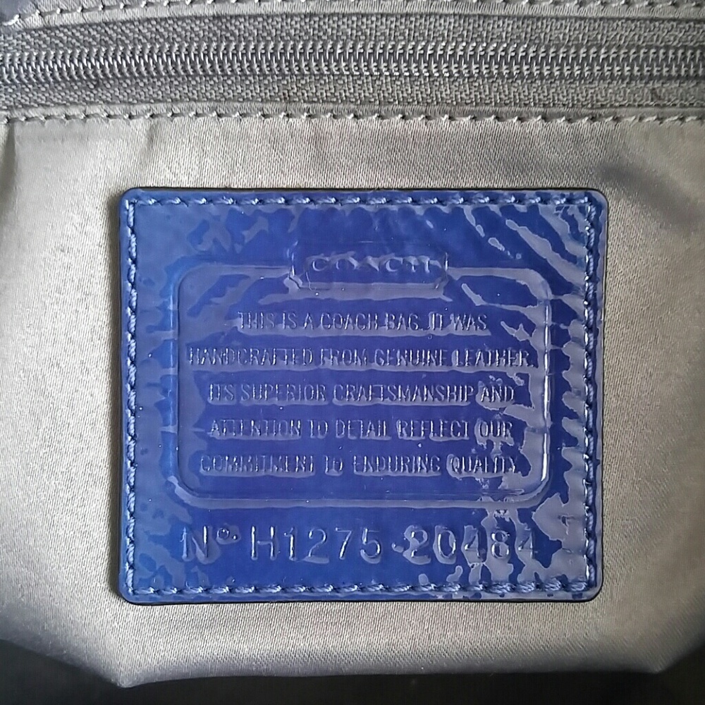 Coach Patent Leather Shoulder Bag - Picture 7 of 8