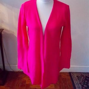 Minnie Rose Cashmere Duster Cardigan Pink Size XS