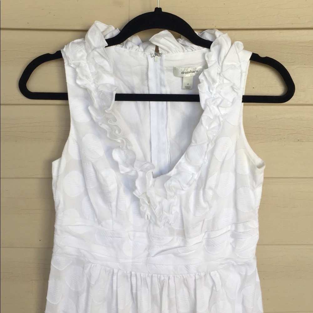 Dress barn white size 4 dress