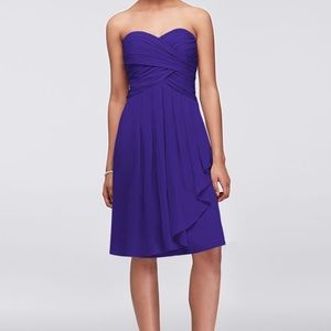 David's Bridal Crinkle Chiffon Dress Regency 2