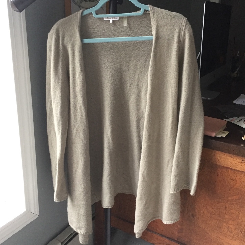 Cashmere open sweater