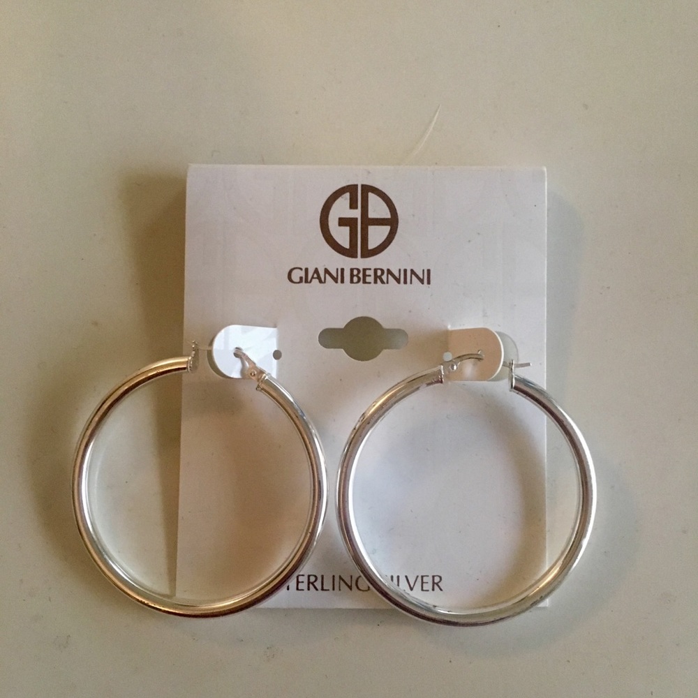 Giani Bernini Sterling Silver Hoops