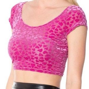 BLACK MILK Be Mine Crop 💕 Sz L