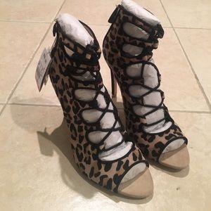 Zara Lace-up Heels