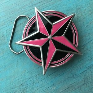Punk Star Belt Buckle
