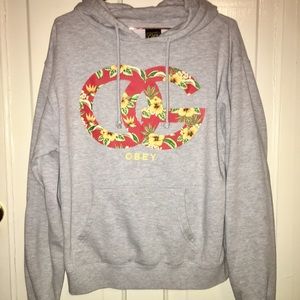 Obey logo hoodie
