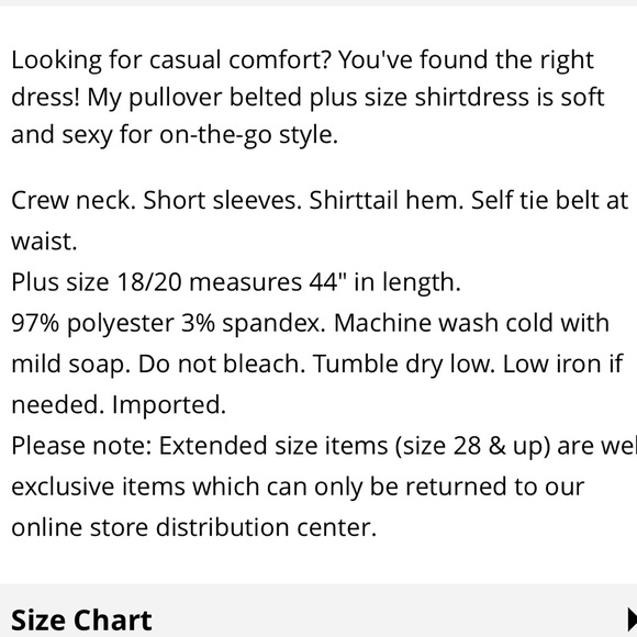 ASHLEY STEWART Pullover Belt Shirttail Midi Dress - Picture 2 of 3