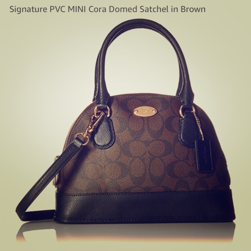 Coach Mini Cora Domed Satchel