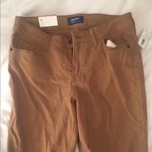 Skinny camel colored pants