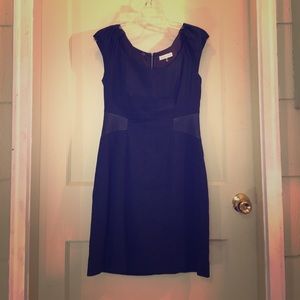 Sophisticated navy blue Rebecca Taylor dress
