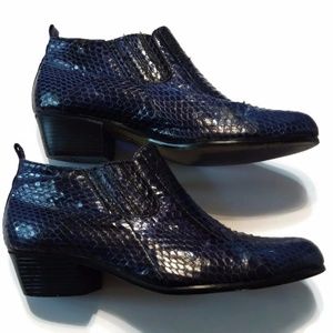 giorgio brutini snakeskin boots