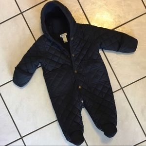 NWOT Ralph Lauren Quilted Down Bunting Snowsuit