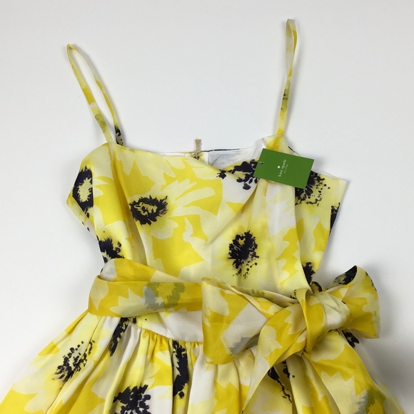 🎉HP🎉 Kate Spade Sunny Daisy Organza Bow Dress 2 - Picture 2 of 8