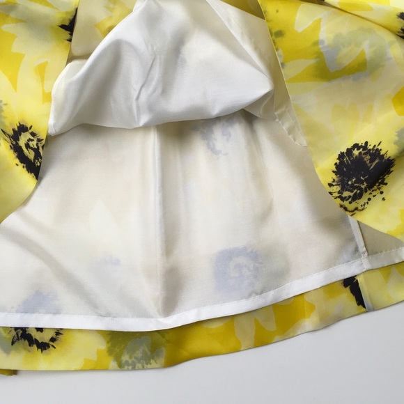 🎉HP🎉 Kate Spade Sunny Daisy Organza Bow Dress 2 - Picture 7 of 8
