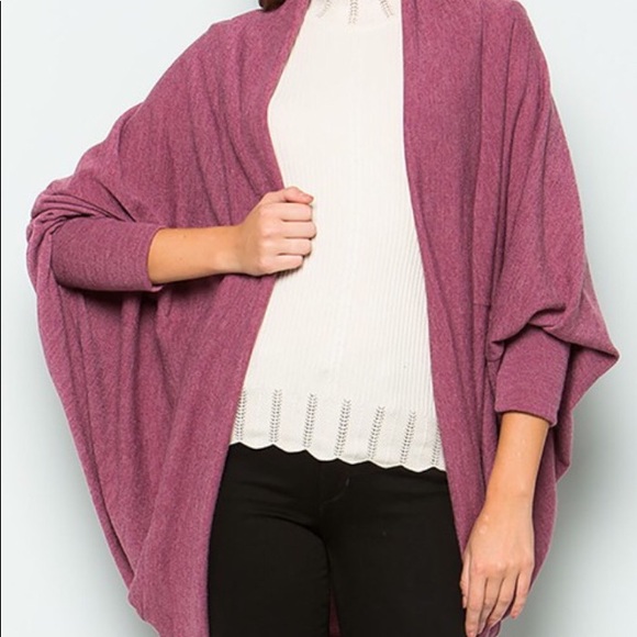 Mauve cardigan - Picture 2 of 2