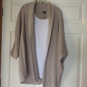 Express dolman sleeve cardigan