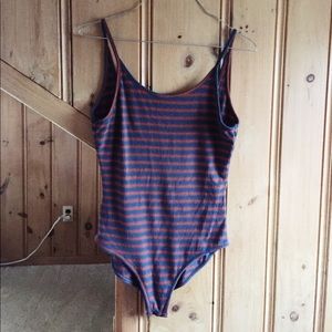 Urban Outfitters Striped Bodysuit