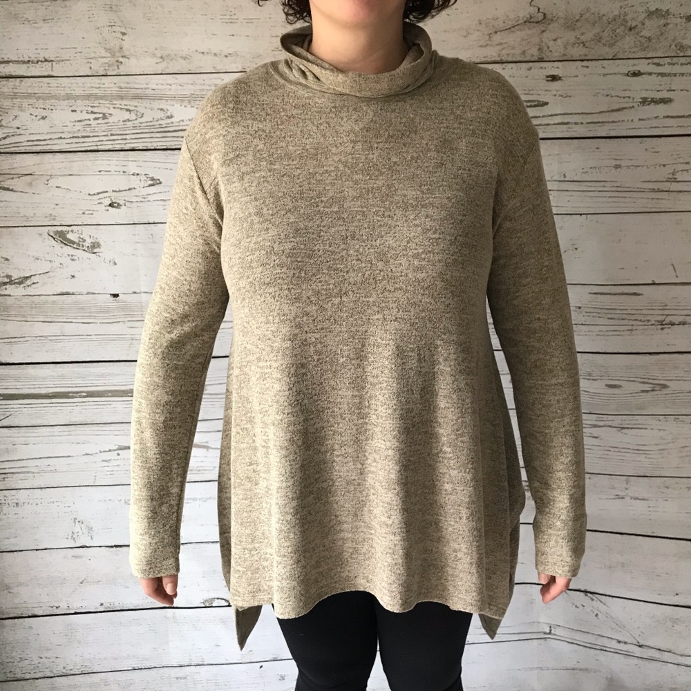 Marled Tan Tunic