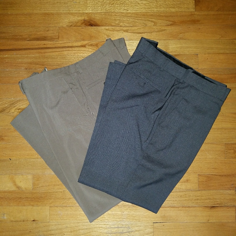 2 mens dress pants