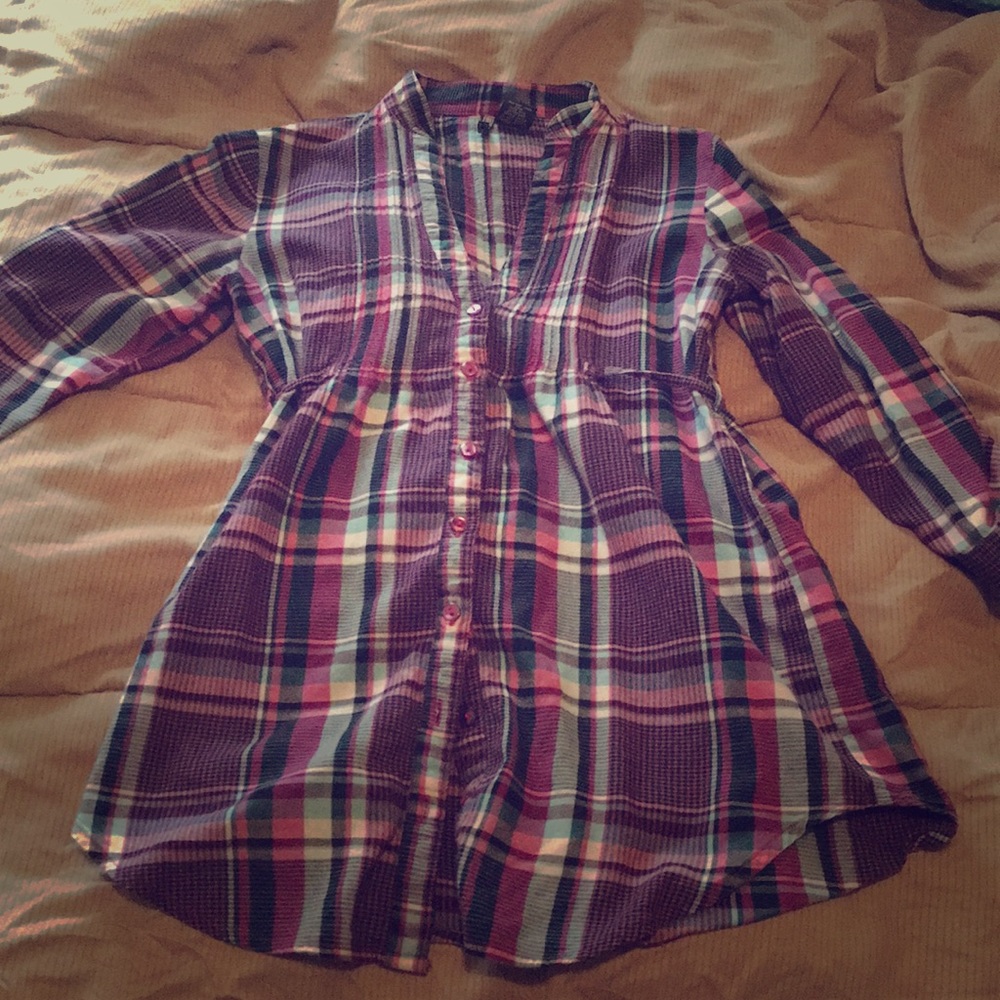 Button up Flannel shirt size small