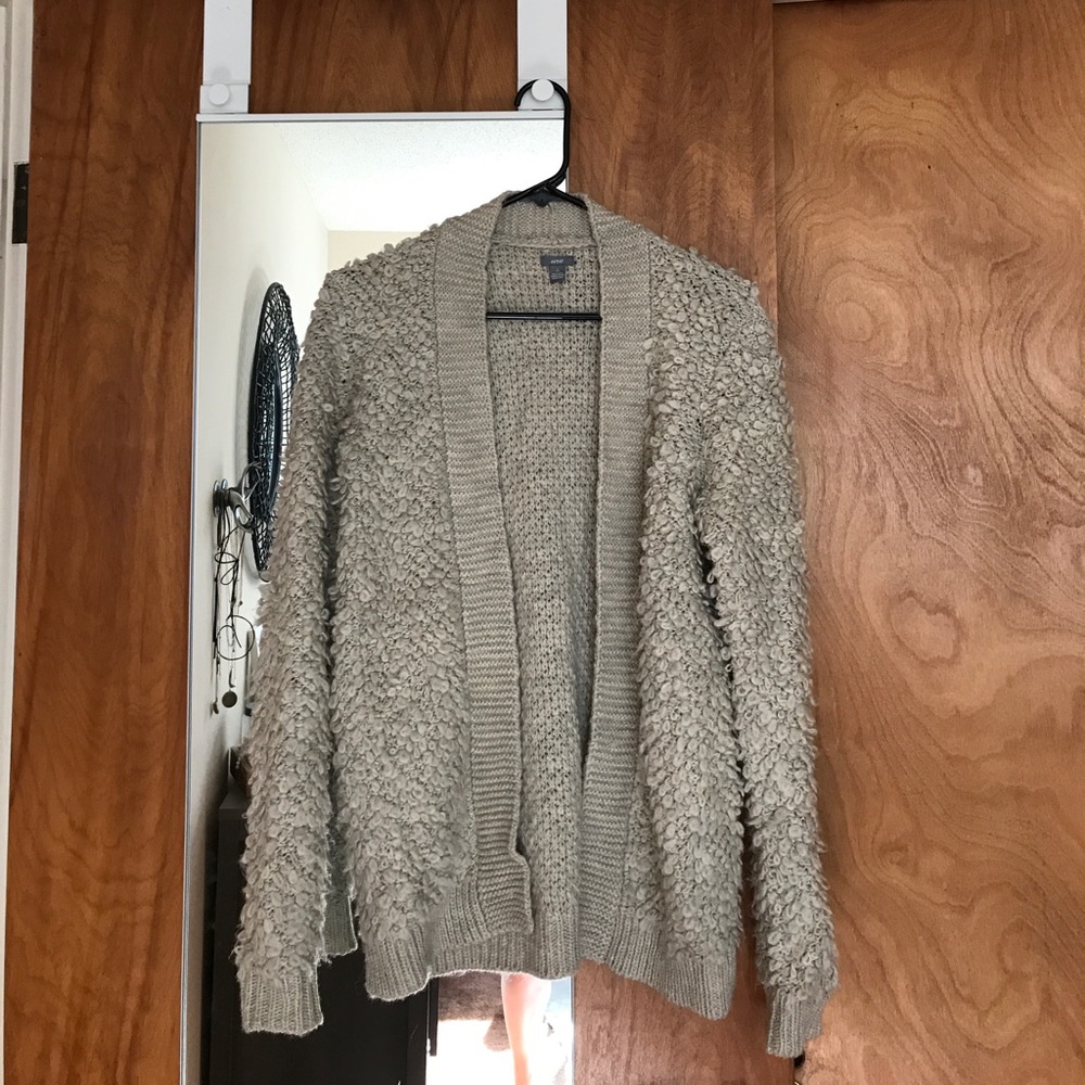 Arie shaggy cardigan