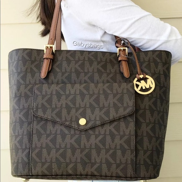 michael kors front pocket tote