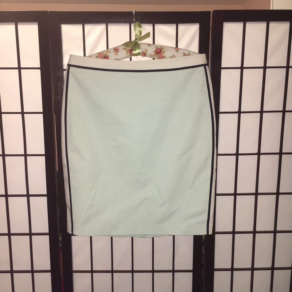 Club Monaco colorblock pencil skirt 10