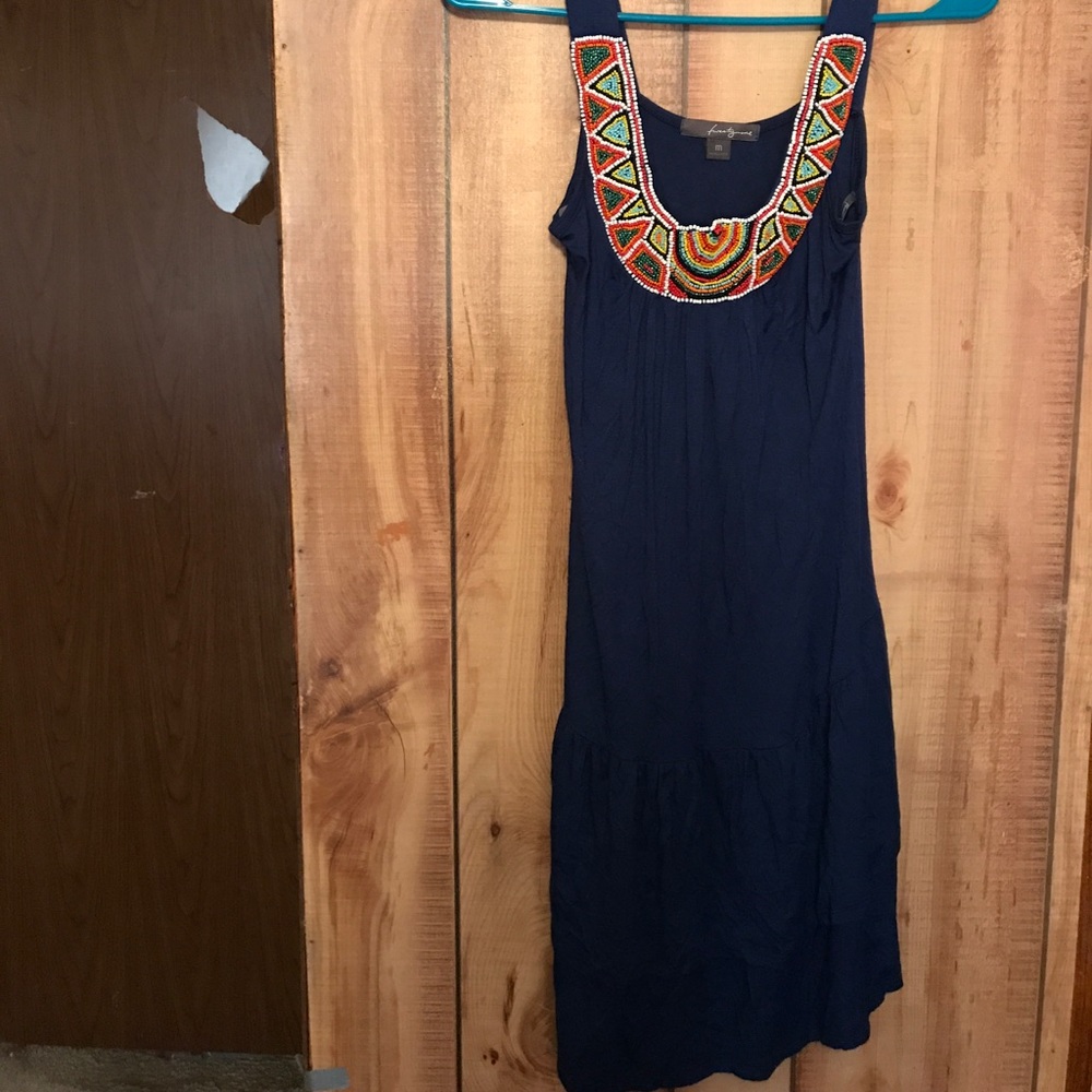 Beautiful Beaded Neckline Dress