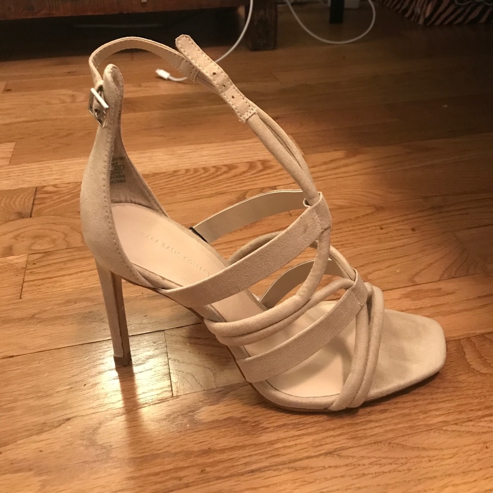 NUDE ZARA HEELS