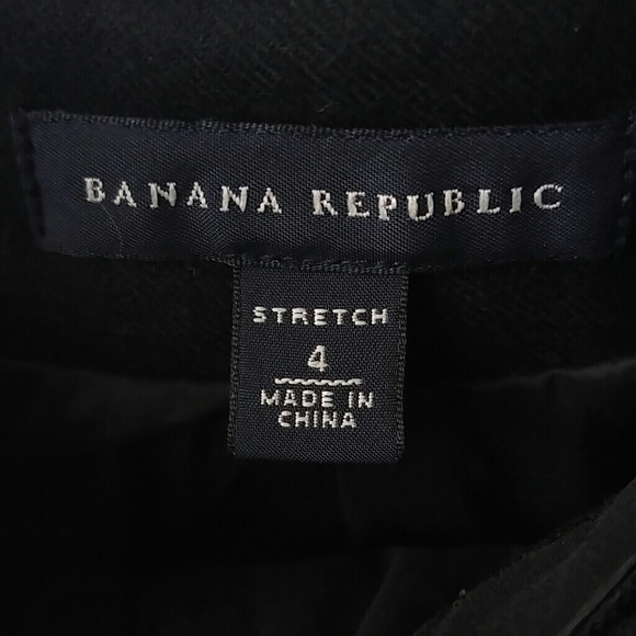 Banana Republic Black Belted Wool Skirt - Picture 5 of 5