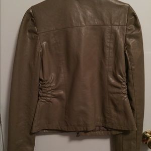 Faux leather jacket