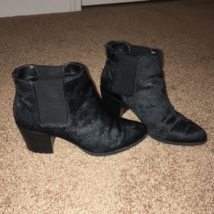 Anne Klein Calf Fur Booties