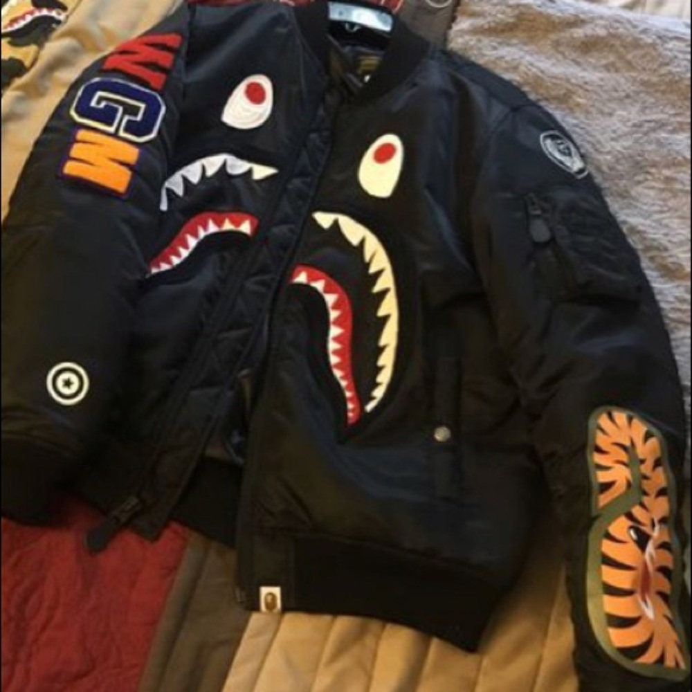 Bape bomber jacket