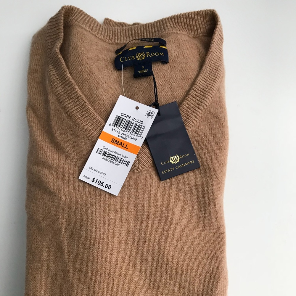 NWT Men’s 100% Cashmere Sweater