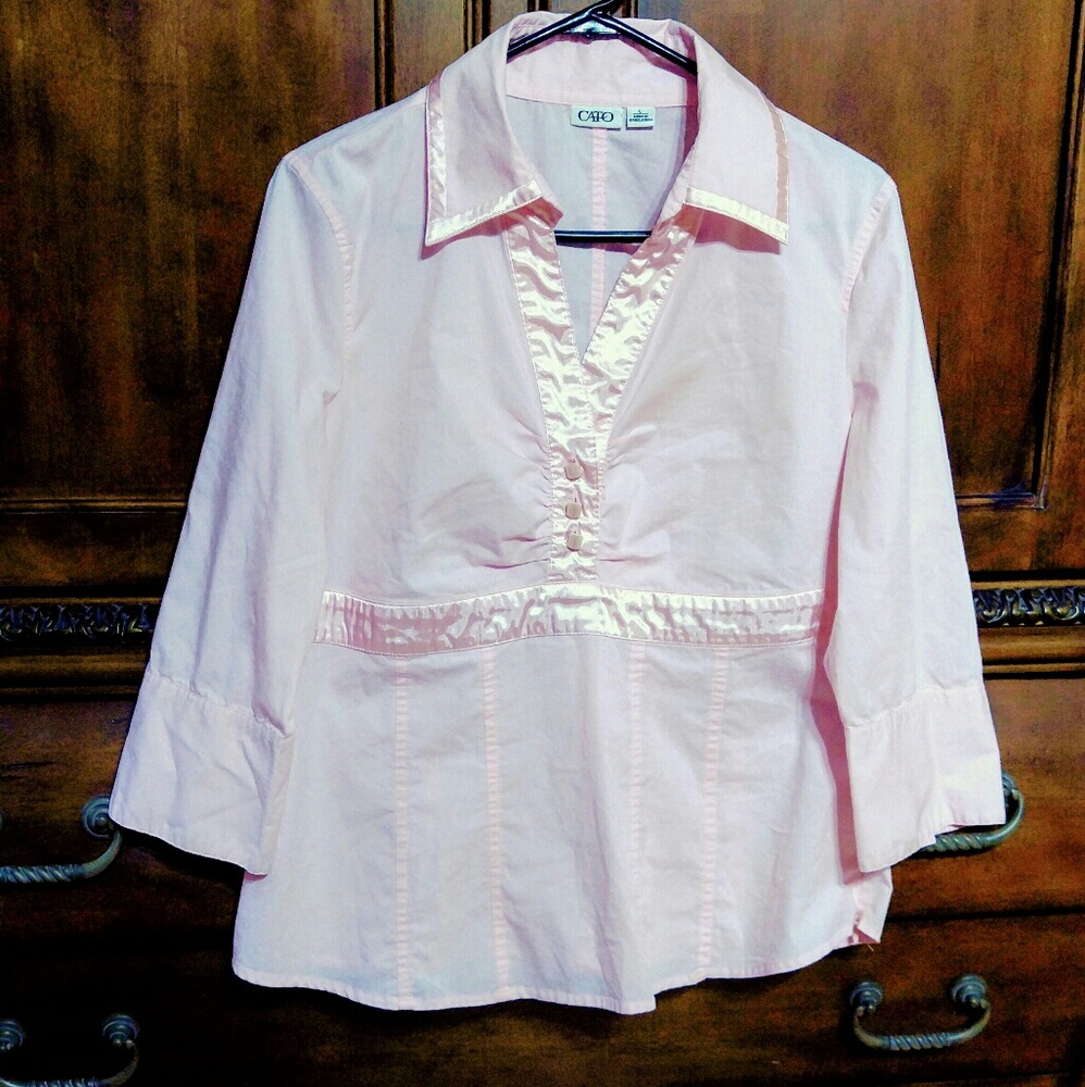 Pretty pink top.