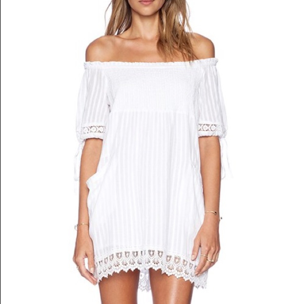 Quinn smocked dress by Tularosa