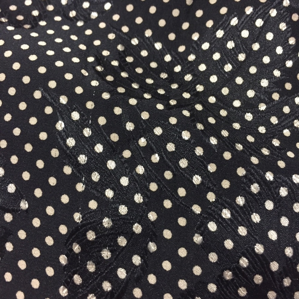 Vintage 80s Peggy Jennings Silk Polka Dot Dress 4 - Picture 8 of 8