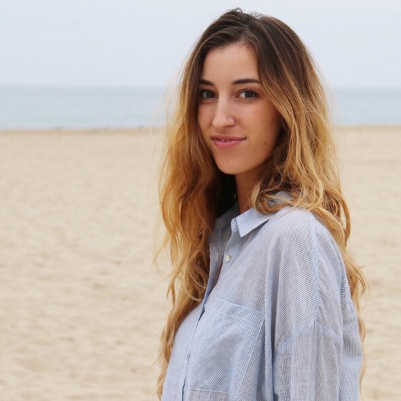 blue striped shirt - Picture 3 of 5