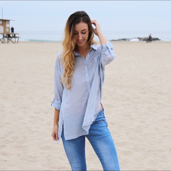 blue striped shirt - Picture 5 of 5